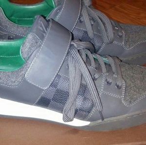 Authentic Louis Vuitton Blue &White Sneakers!